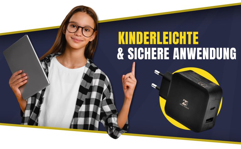 Mass Power 65W charger kinderleichte sichere Anwendung