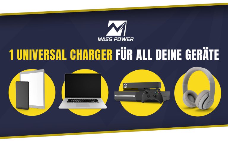 Mass Power 65W charger 1 Universal Charger für alle Geräte